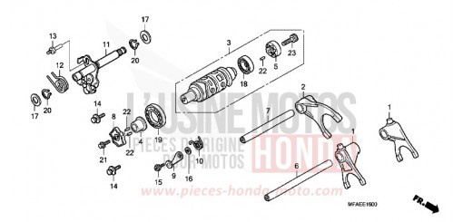 GEARSHIFT DRUM CBF1000AA de 2010